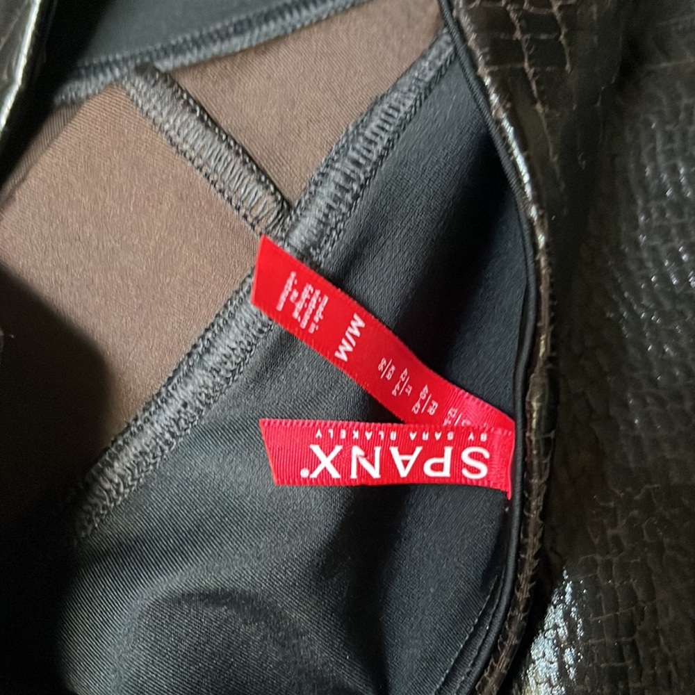 Snake Print Spanx In Chocolate Brown - image 3